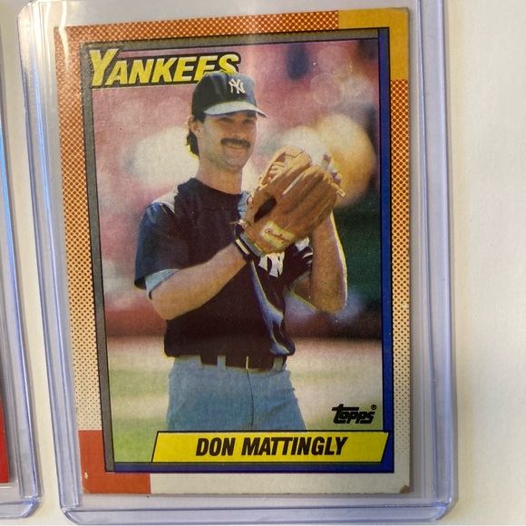 Lot of 9 Vintage 80s-90s Don Mattingly Baseball Cards New York Yankees - Picture 10 of 16